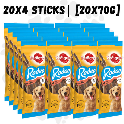 20x pedigree rodeo dog treats - 20x,