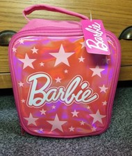 Girls Pink Barbie Lunch Bag By