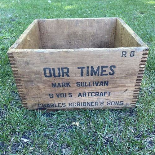 Vintage shipping wooden - wooden, crate