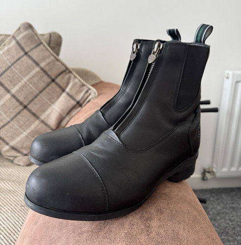 Ariat black leather - black,