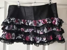 Hell Bunny Floral Ra Ra Mini