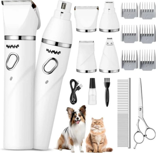 Rechargeable pet grooming kit - grooming,