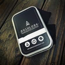 Large Char Cloth Tin for Flint/Steel Tinder Fire Starter Bushcraft Survival - 50