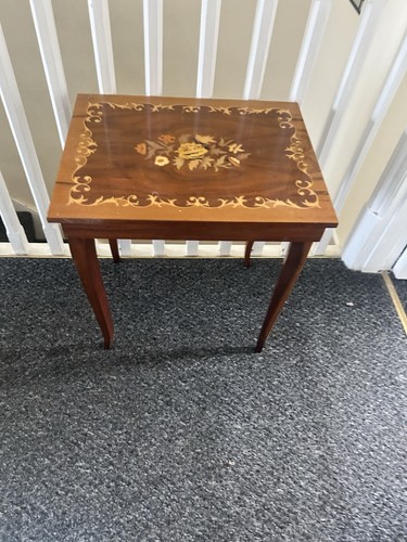 Vintage inlaid wood italian - wood,