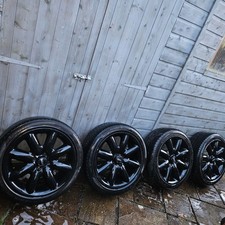 Mini Cooper S R53 R52 R50 Crown Alloys 17" Alloy Wheels - Black