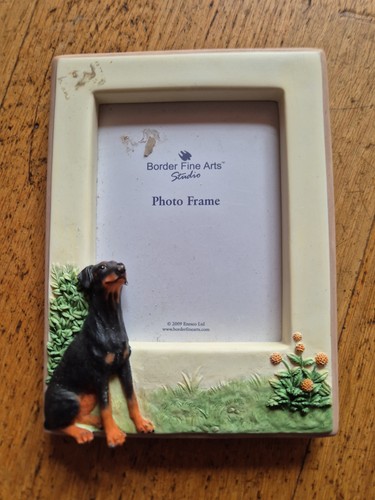 Doberman dog photo frame - doberman,