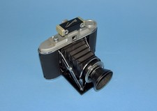 Late 1940s Agfa Isolette 4.5 folding camera with rangefinder. Apotar f/4.5 lens.