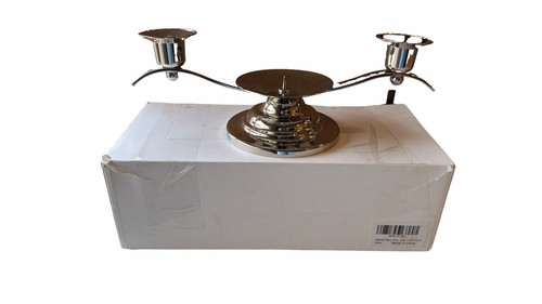 Silver unity candle - silver,