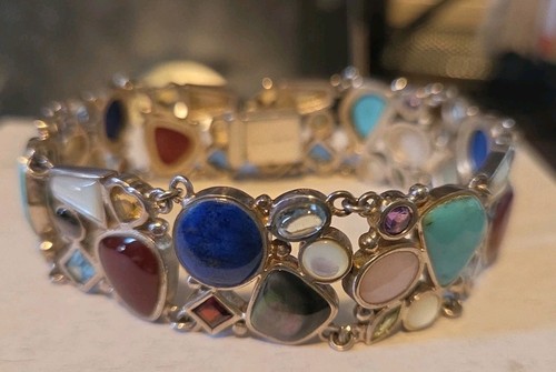 Sterling silver multi - multi, stone
