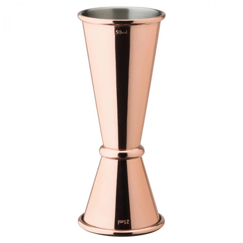 Copper cocktail jigger dual - copper,