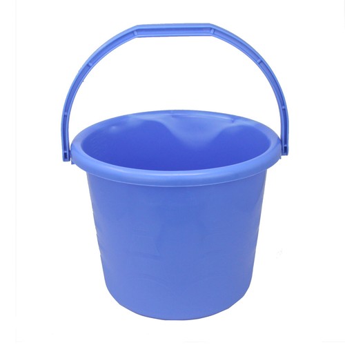Plastic bucket with handle - with,