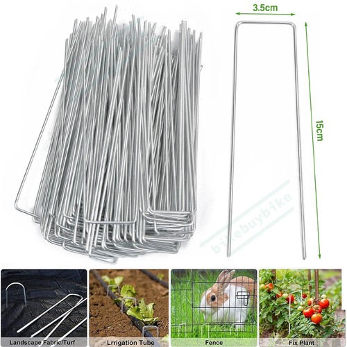 200pcs galvanised steel - galvanised, u