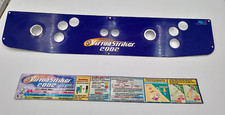 Sega Naomi Control Panel Plate VIRTUA STRIKER 2002+Play instruction