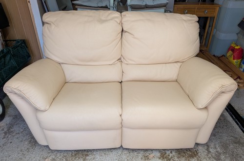 Natuzzi cream leather - cream, 2