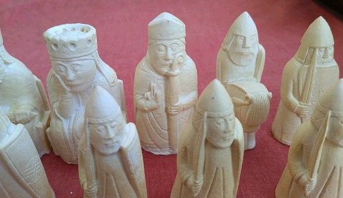 Medieval chess set latex - chess,