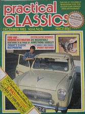 Practical Classics magazine December 1983 featuring Armstrong Siddeley Typhoon