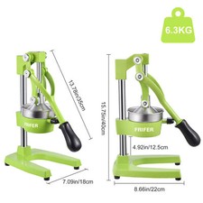 Hand Press Juicer Manual Fruit Juicer Juice Squeezer Machine Citrus Orange Lemon