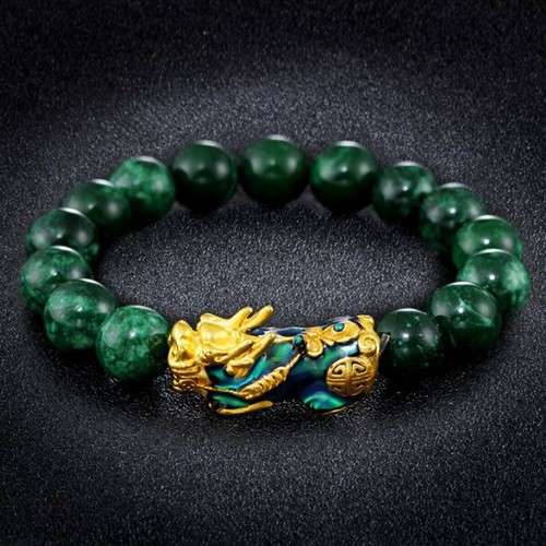 Feng shui agate pixiu green - feng,