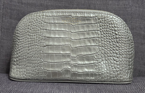Smythson silver cosmetic case - smythson,