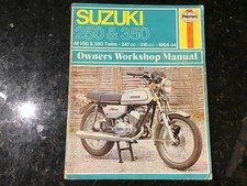 SUZUKI T20, T250, GT250A & T305, T350 1964 On SERVICE REPAIR MANUAL BY HAYNES