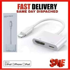FOR APPLE 8PIN TO HDMI DIGITAL AV TV ADAPTER CABLE FOR IPAD IPHONE