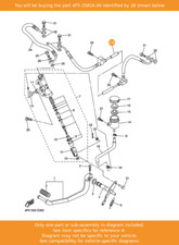 YAMAHA Hose, Brake 5
