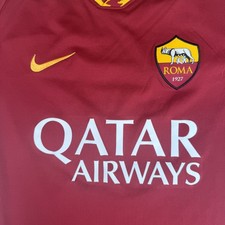 Rare Original AS Roma 2019/2020 Home Football Shirt Mens Small