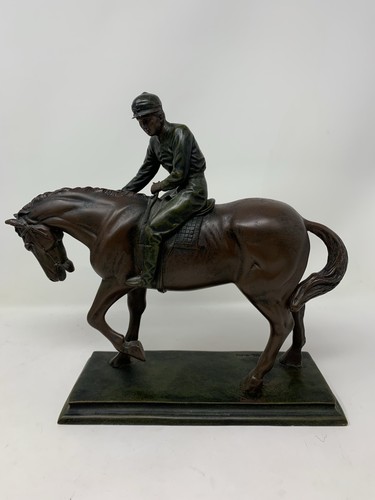 Vintage bronze effect jockey - vintage,