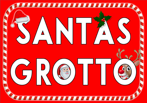 Wall poster print sign santa - wall,
