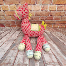 Mamas & Papas Gingerbread Pony Horse Soft Toy Comforter Chime Jingle Bell