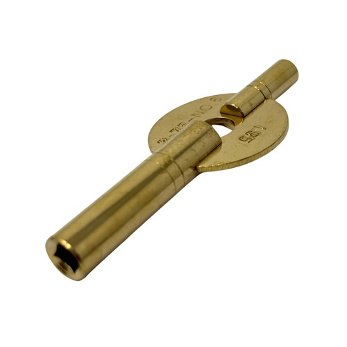 Double ended clock travel key - ended,