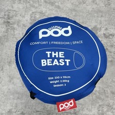 Pod ’The Beast’ Sleeping Bag for Adults with Compression Sack,Camp Equipment #62