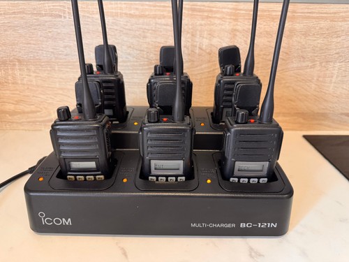 Icom f61 uhf radios - 6,