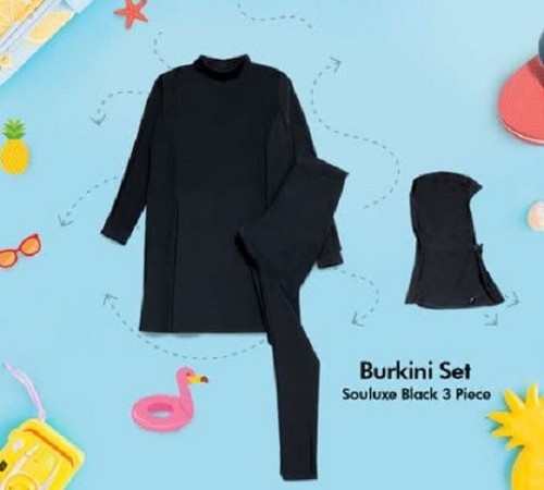 Souluxe black piece - piece, burkini