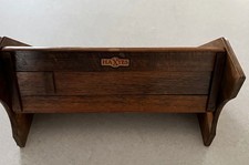 HAXYES Branded Vintage BOOK STAND RACK SHELF Wooden Extending Trough WOOD