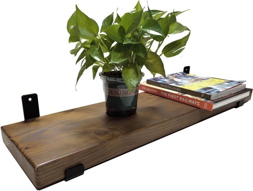 Rustic wooden floating - wooden, shelf