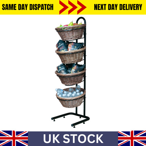 Tier wicker basket stand - wicker,