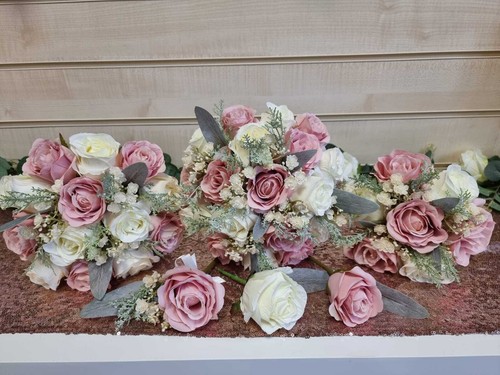Wedding bouquet flowers - , dusky