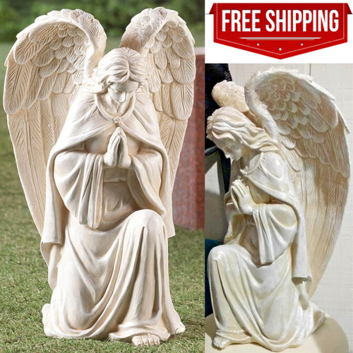 Praying angel memorial garden - praying,