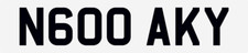 OAKY HORSEBOX PERSONALISED REG NUMBER PLATE N600 AKY NO HIDDEN FEES Oak Oakley