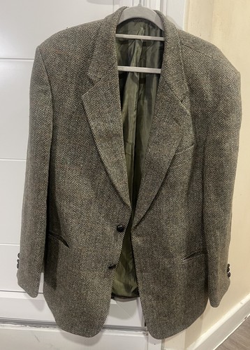 Harris tweed men green - tweed,