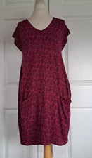 Masai Clothing Company Dress Size M Lagenlook Pockets Tunic Smock Tulip Casual 