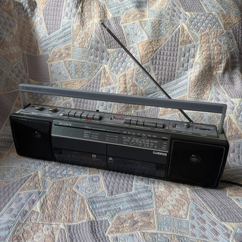 Sony cfs w30il boombox double - boombox,