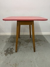Vintage Red Formica Drop Leaf