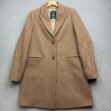 Joules Tweed Coat UK 12 Camel
