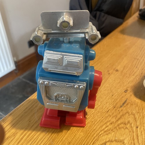 1970s toy robot - toy, up