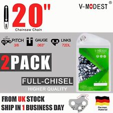 2PACK 20" Chainsaw Chain Fits