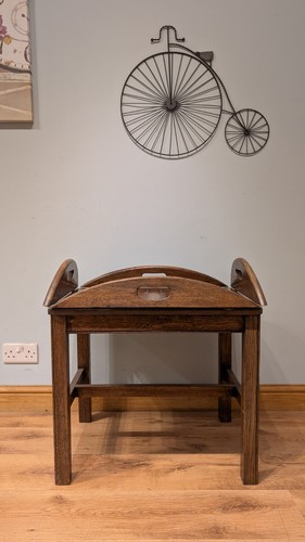 Vintage solid oak butler - vintage, butler's
