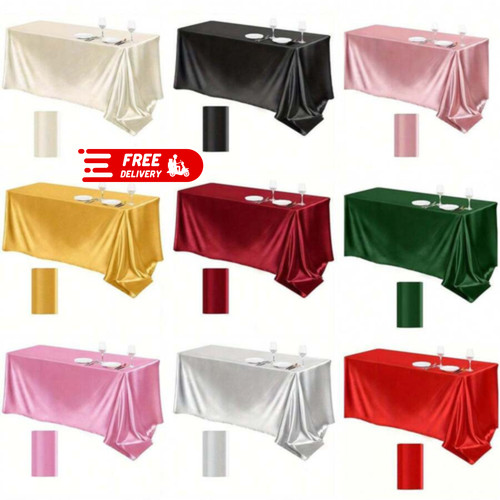 New satin tablecloth rectangle - new,