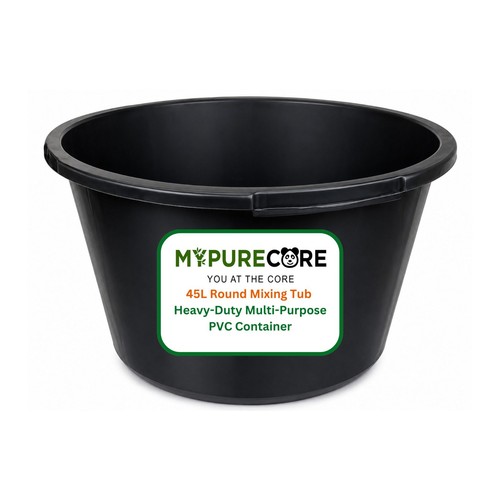 Round mixing tub - round, heavy
